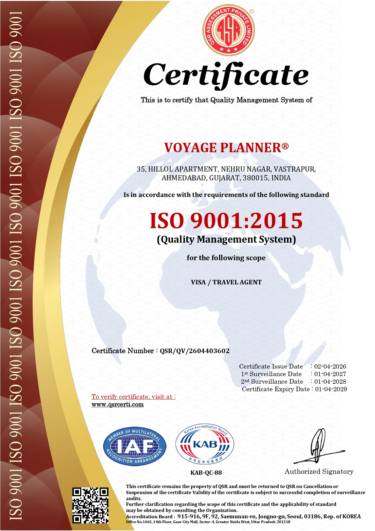 ISO Certification